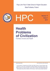 Health Problems of Civilization, Volume 11, Issue 1, 2017
