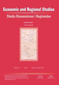 Economic and Regional Studies / Studia Ekonomiczne i Regionalne, Volume 11, Issue 1, 2018