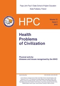 Health Problems of Civilization, Volume 12, Issue 4, 2018