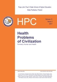 Health Problems of Civilization, Volume 11, Issue 2, 2017